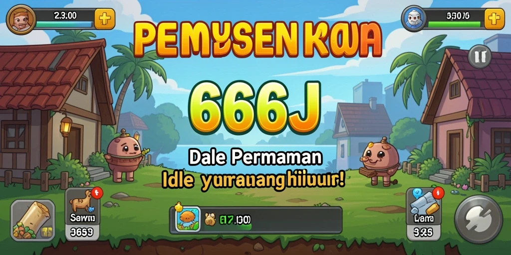 Tampilan gameplay menarik dari 666J yang menawan.