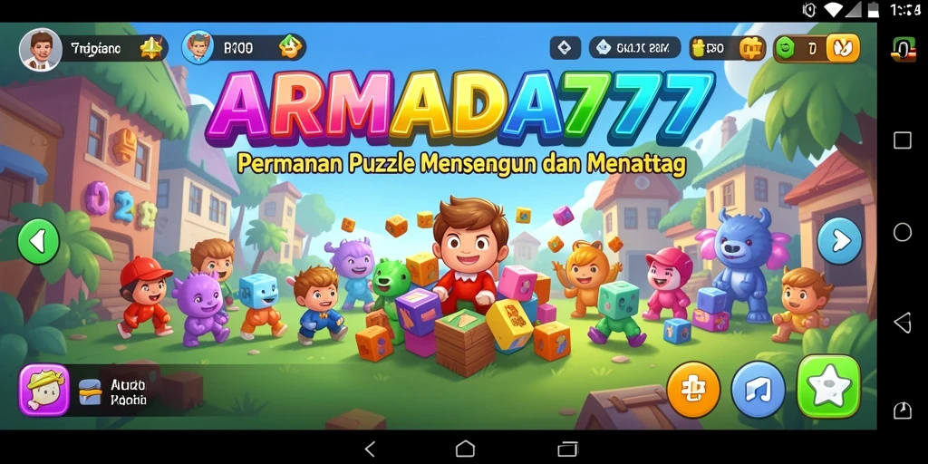 Tampilan gameplay ARMADA777 yang seru dan menantang dalam kategori Puzzle.