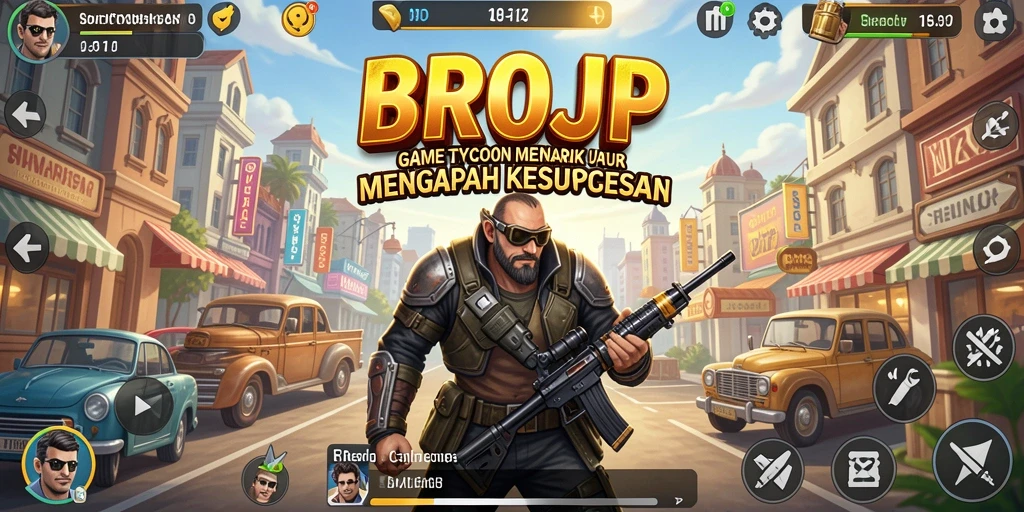 Tampilan utama gameplay BROJP yang menarik dan penuh tantangan.