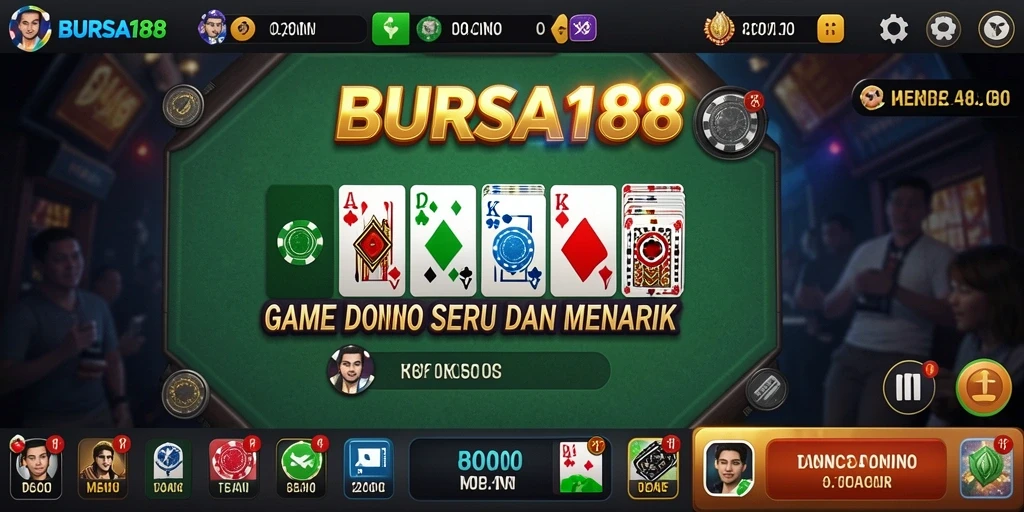 Gameplay BURSA188 yang seru dan menantang dalam dunia Domino.
