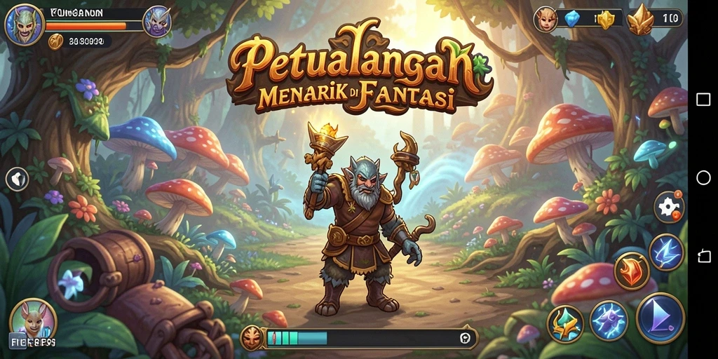 Tampilan gameplay F08 yang penuh petualangan dan tantangan.
