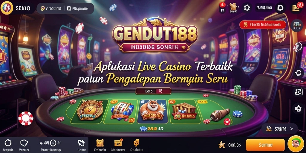 Tampilan gameplay Live Casino di GENDUT188 yang mengasyikkan.