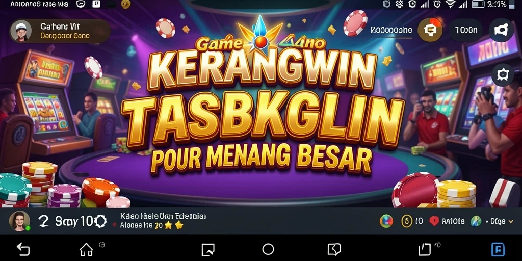 Screenshot gameplay KERANGWIN menunjukkan aksi seru di meja Kasino.