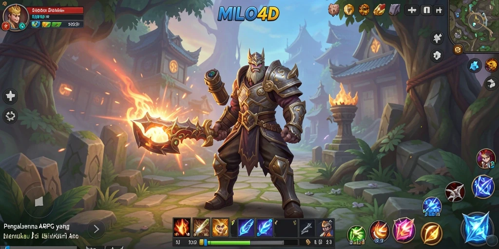 Tangkapan layar dari gameplay dinamis MILO4D yang menarik.