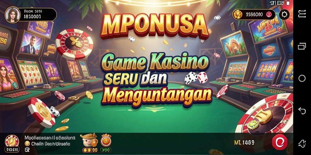 Tampilan gameplay MPONUSA yang mengasyikkan dan penuh warna.