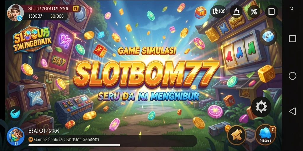 Tampilan gameplay SLOTBOM77 yang menarik dan interaktif.