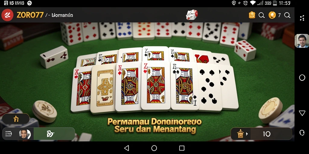 Tampilan gameplay ZORO77 yang seru dan interaktif.